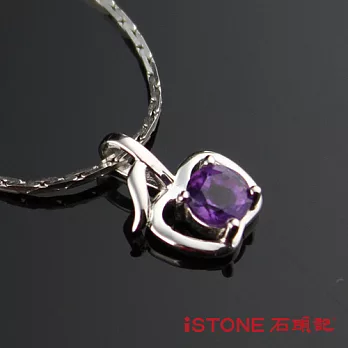 石頭記 紫水晶925純銀項鍊-許願童話紫水晶