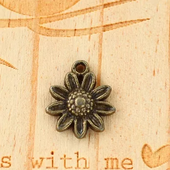 小雛菊古銅色配件‧輕靈之森手工療癒系