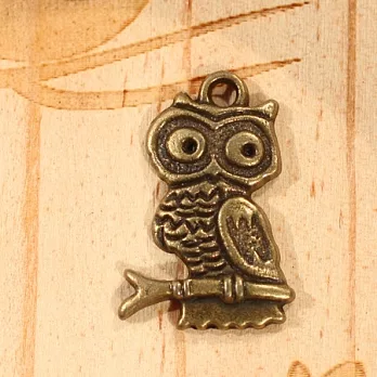 貓頭鷹博士古銅色配件‧輕靈之森手工療癒系
