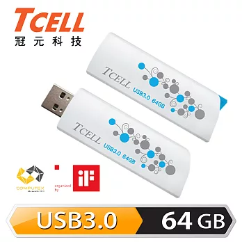 TCELL 冠元-USB3.0 64GB Hide & Seek 白色