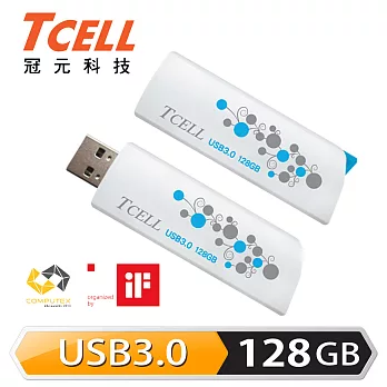 TCELL 冠元-USB3.0 128GB Hide & Seek 白色