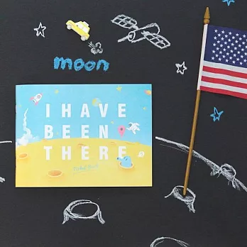 I Have Been There 打卡票根紀錄本-月球