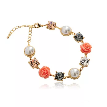 Enya★玫瑰愛戀 手鍊粉色