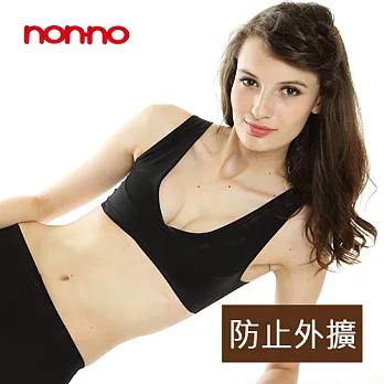 【non-no儂儂】8h防外擴睡眠胸衣L黑