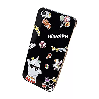 Hi Fasion iPhone 5/5S 熊出沒-馬戲團 硬式超薄保護殼馬戲團