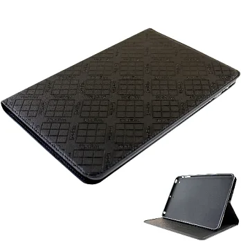 KooPin Apple iPad mini2 隱磁系列 超薄可立式側掀皮套沉穩黑
