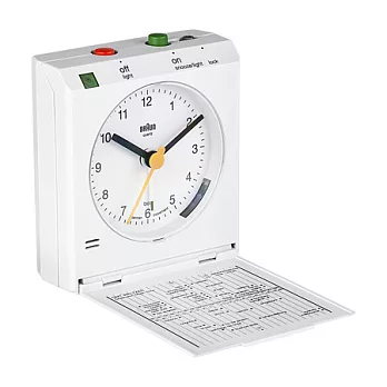 BRAUN BNC005 感應鬧鐘 白