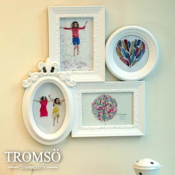 TROMSO-夏朵蘭立體相框4框/白色