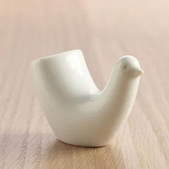 白山陶器/白鳥牙籤罐