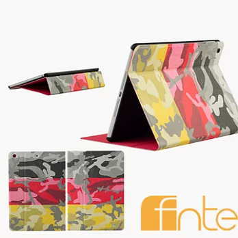 fnte FIFA世界盃迷彩國旗Apple iPad Air保護套-德國