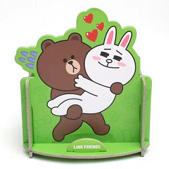 LINE FRIENDS置物架 情人篇(公主抱抱)