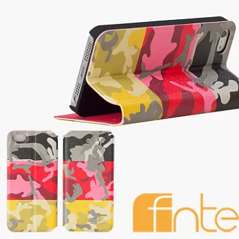 fnte FIFA世界盃迷彩國旗Apple iPhone 5/5S皮套 - 德國