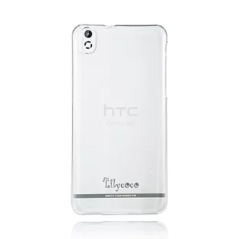 Lilycoco HTC Desire 816 亮面透明 硬式超薄保護殼透明