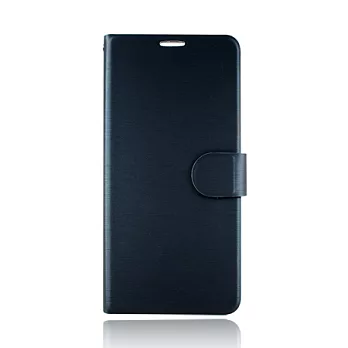 Lilycoco HTC Desire 816 雨絲紋 可站立側掀皮套藍色