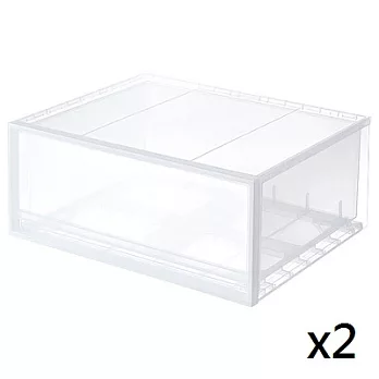 [MUJI 無印良品]PP衣裝盒/橫式/大/2入