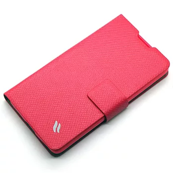 Redberry InFocus M210 甜漾簡約 立架式側掀皮套蜜桃紅