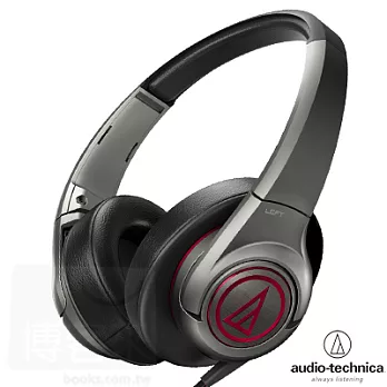 鐵三角 ATH-AX5iS 鐵灰色 重低音 高質感金屬機殼 智慧型手機專用 頭戴式耳機