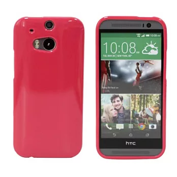 【BIEN】HTC One (M8) 亮麗全彩軟質保護殼 (紅)