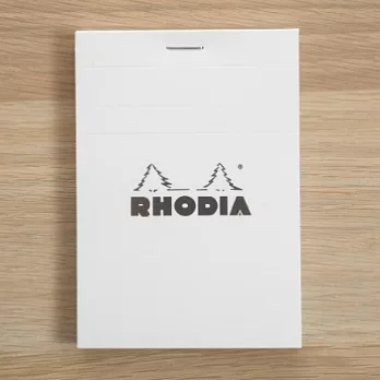 Rhodia 經典白No.11筆記本(方格)(A7)