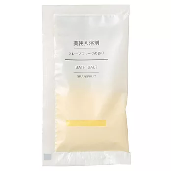 [MUJI 無印良品]泡澡劑小包(葡萄柚)/25g