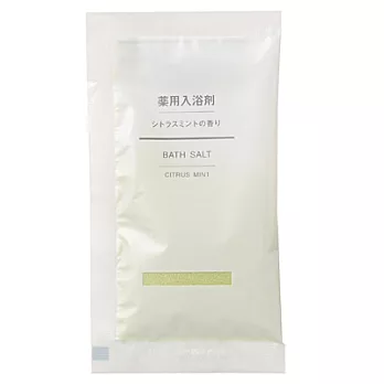 [MUJI 無印良品]泡澡劑小包(柑橘薄荷)/25g