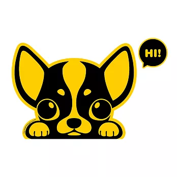 【DOUBLE Q】萌犬出沒療癒無敵貼-吉娃娃犬
