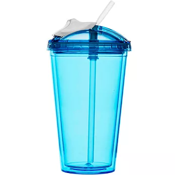 《SAGAFORM》鮮飲吸管冷水杯(藍)