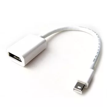 Bravo-u displayport(母)對mini displayport(公)連接器15cm(白)