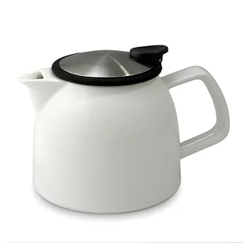 FORLIFE 歐風復古胖胖壺 770ml-簡約白