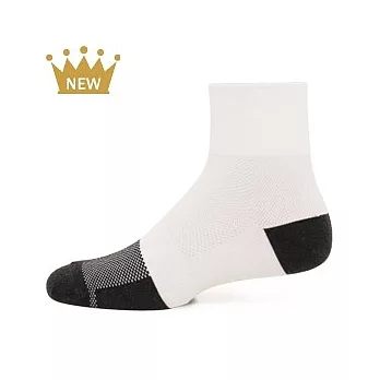 【 PuloG 】 強效除臭機能無痕女襪-白-M