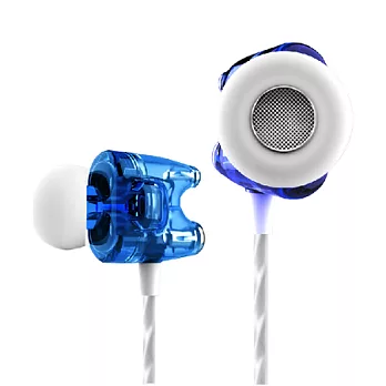 TTPOD 天天動聽 T1E 雙動圈耳道式耳機(低音增強版)海洋藍