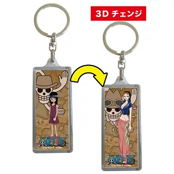 《海賊王 One Piece》 羅賓 3D雙圖案鑰匙圈---Plex出品(日本原裝)