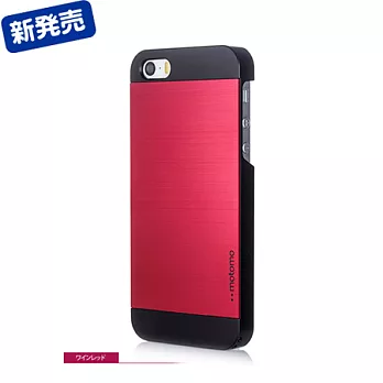 《MOTOMO》 INO Metal NO.1 金屬保護殼-酒紅(for iPhone 5/5S)