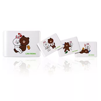 日本 Line Friends 官方授權 10000mAh 行動電源熊大&兔兔(白色)