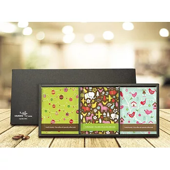 【哈亞咖啡．涼風-圖樣藝術】2014年限量款 禮盒 (18入綜合)