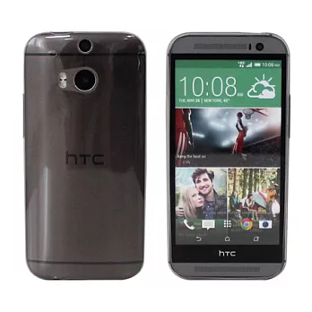 【BIEN】HTC One (M8) 超薄炫彩點紋軟質保護殼 (透黑)