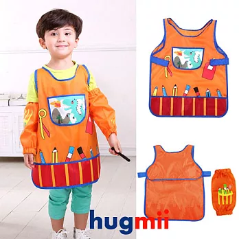【Hugmii】童趣造型畫畫衣加袖套#恐龍