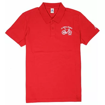 【le coq sportif 公雞】2014 環法限量款 POLO衫 -XL紅色