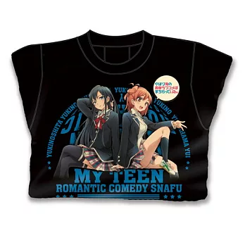 果然我的青春戀愛喜劇搞錯了-T恤(2)M黑色