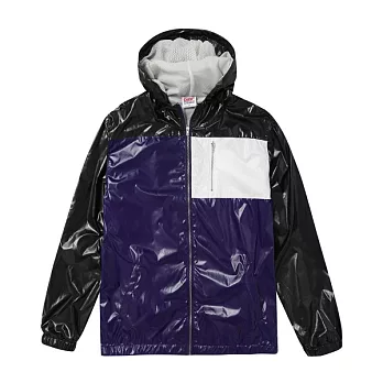 【CACO】Caco ST-配色風衣外套-男M黑