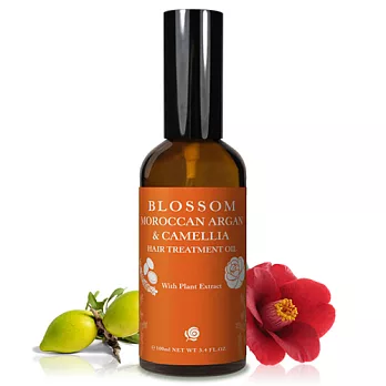 【BLOSSOM】黃金摩洛哥山茶花柔絲潤澤修護髮油(100ML/瓶)