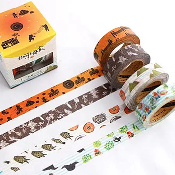 台灣好食X菊水紙膠帶_以風土之名（日，土，風，水）