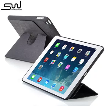 SIMPLE WEAR iPad Air Cover-Mate Deluxe 專用磁吸式硬殼保護套 -黑