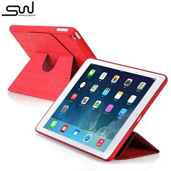 SIMPLE WEAR iPad Air Cover-Mate Deluxe 專用磁吸式硬殼保護套 -紅