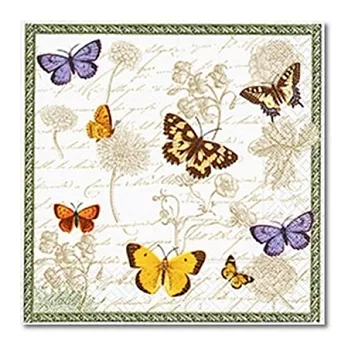 《Paper+Desing》餐巾紙-Vintage butterflies蝴蝶(復古版)