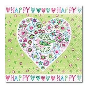《Paper+Desing》餐巾紙- Happy heart幸福之心