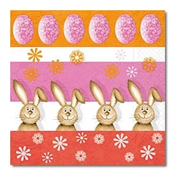 《Paper+Desing》餐巾紙-bunnies and eggs兔子與彩蛋