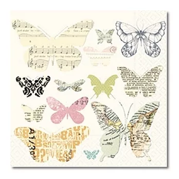 《Paper+Desing》餐巾紙- media butterflies蝴蝶(媒體版)