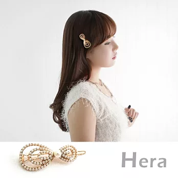 【Hera】赫拉 綴珍珠多款邊夾/髮夾/髮扣(多層不對稱蝴蝶結)