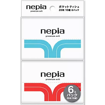 日本nepia柔膚面紙6包入